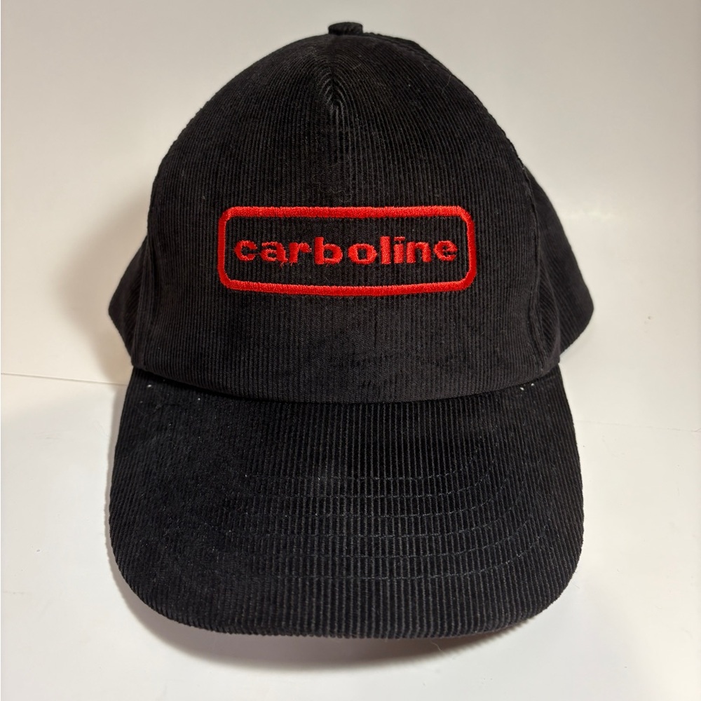 Carboline vintage Corduroy Style Black Snapback Hat